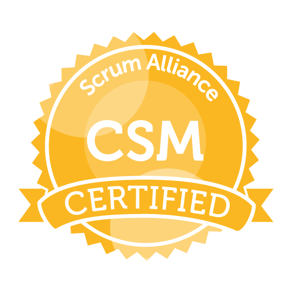 CSM Certification Badge CSM Certification Badge